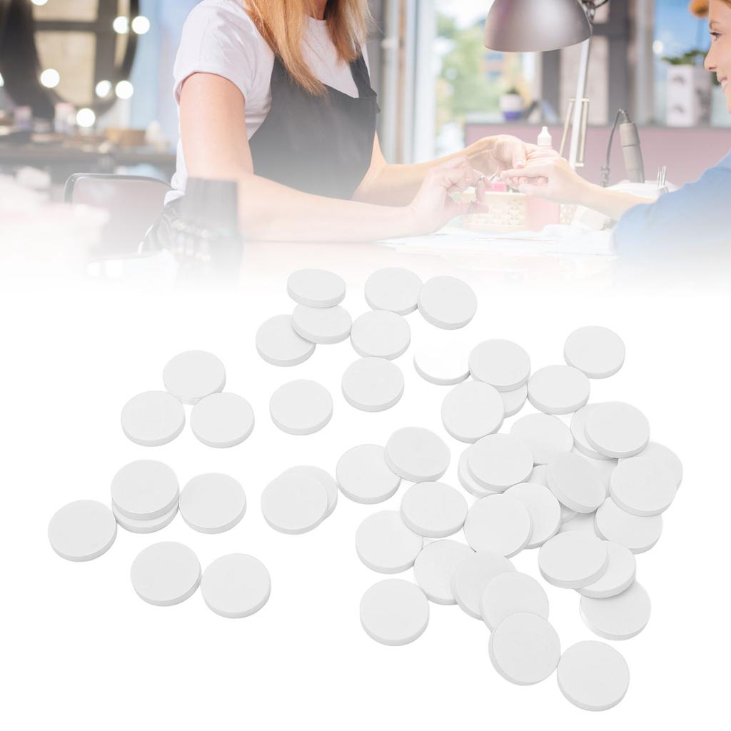 50pcs Nail Buffing Self Adhesive Replaceable Sandpaper Polishing Files Sanding Pads Pedicure Shiner Tools 1000 Grit 25mm