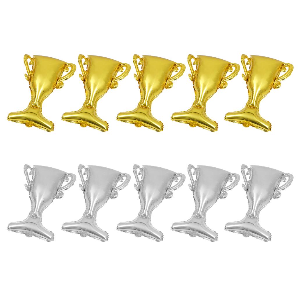 10 Pcs Balloon Party Supply Graduation Balloons Decorative Trophy Birthday Celebration Festival Basketball