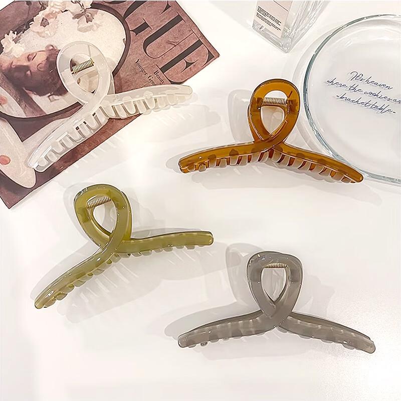 TaTanice Women's Large Hair Claw Clips, 4-Pack