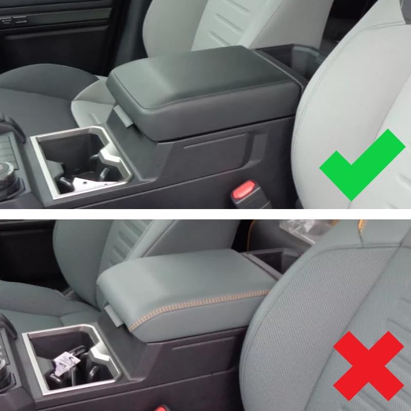 Carbon Fiber Style Center Console Armrest Cover Trim Accessories for 2025-2026 Toyota 4Runner for 2024-2026 Tacoma