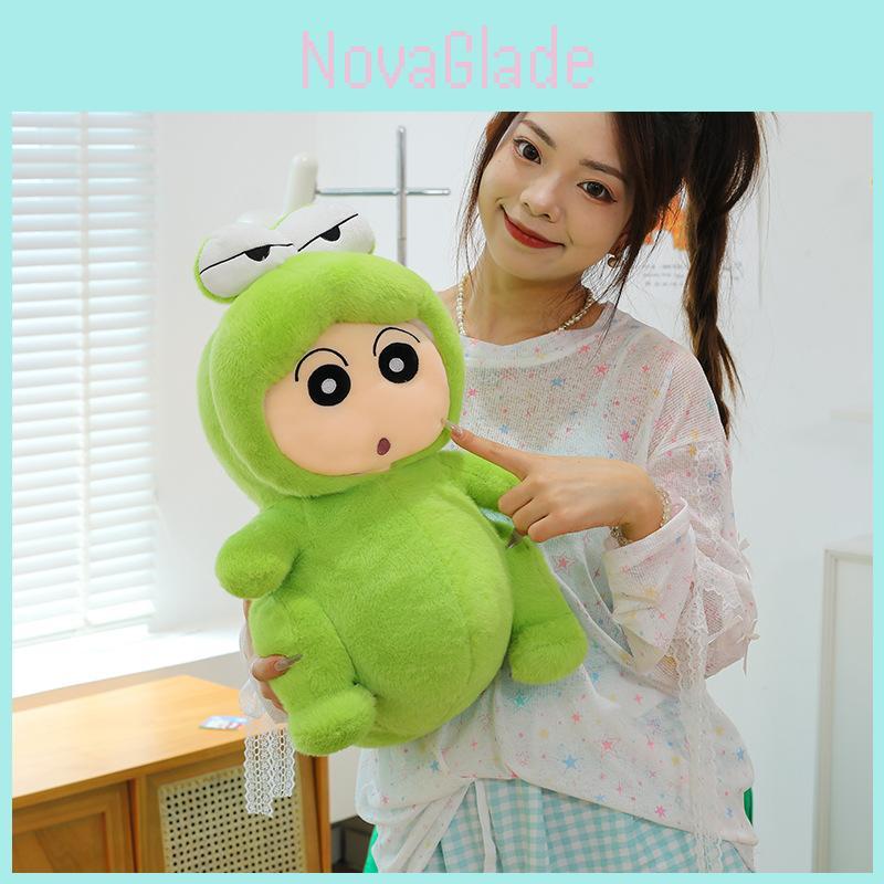 Crayon Shinchan Plüschtier Kindergeschenk Kurzer Flor Baumwolle Für Jungen Und Mädchen Mit Krokodil-Design