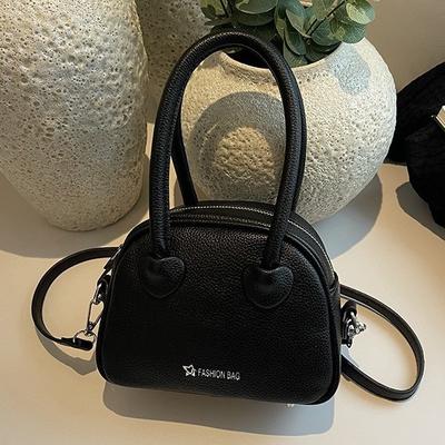 New Personalized Trend Handbag Shoulder Bag Messenger Bag Casual Solid Color Spring and Summer Daily Bag