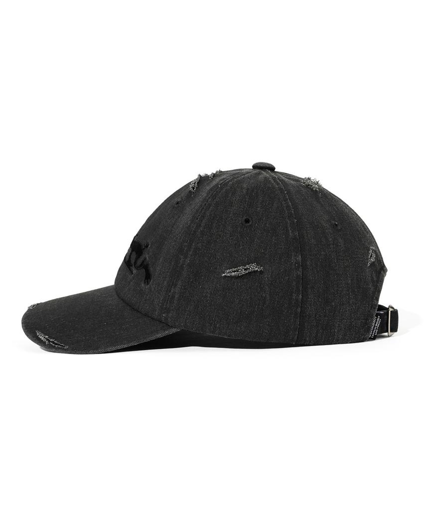 Bieseulaebis Dirty Washed Cotton Cap Charcoal