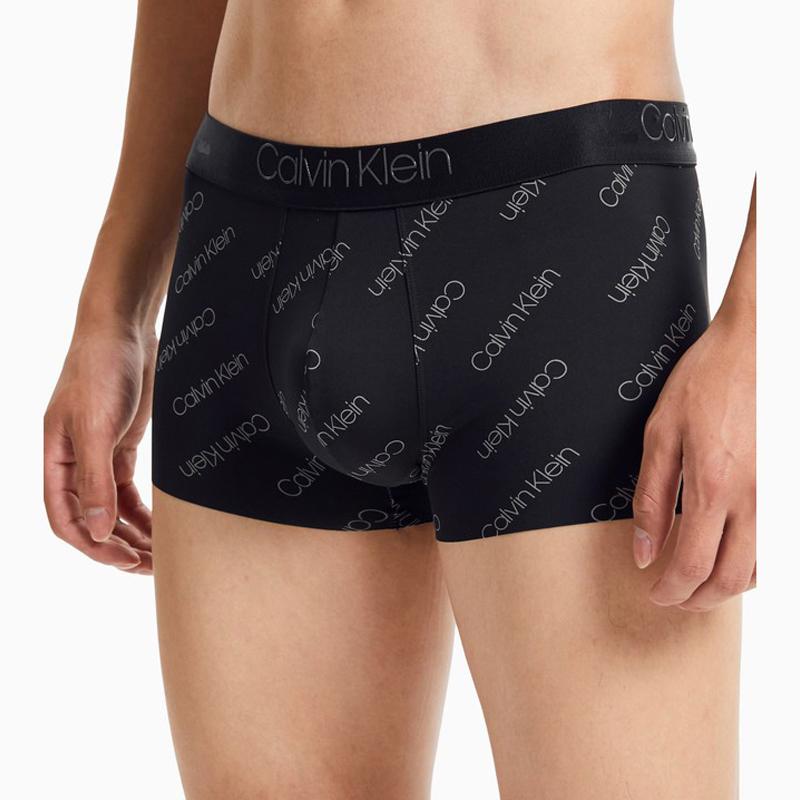 Calvin Klein Black Label Logo Print Low Rise Fitted Boxer Briefs Men underwear NB3006-10W
