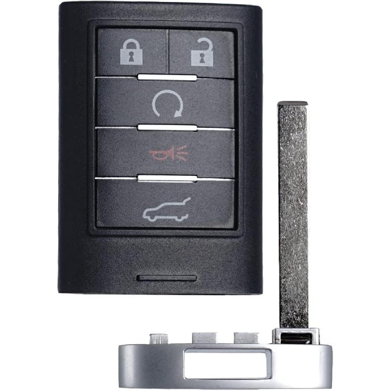 Key Fob Replacement Fits for Cadillac SRX 2010 2011 2012 2013 2014 2015 ATS XTS 2013-2014 ELR Push Start Button Smart Proximity Keyless Entry Remote