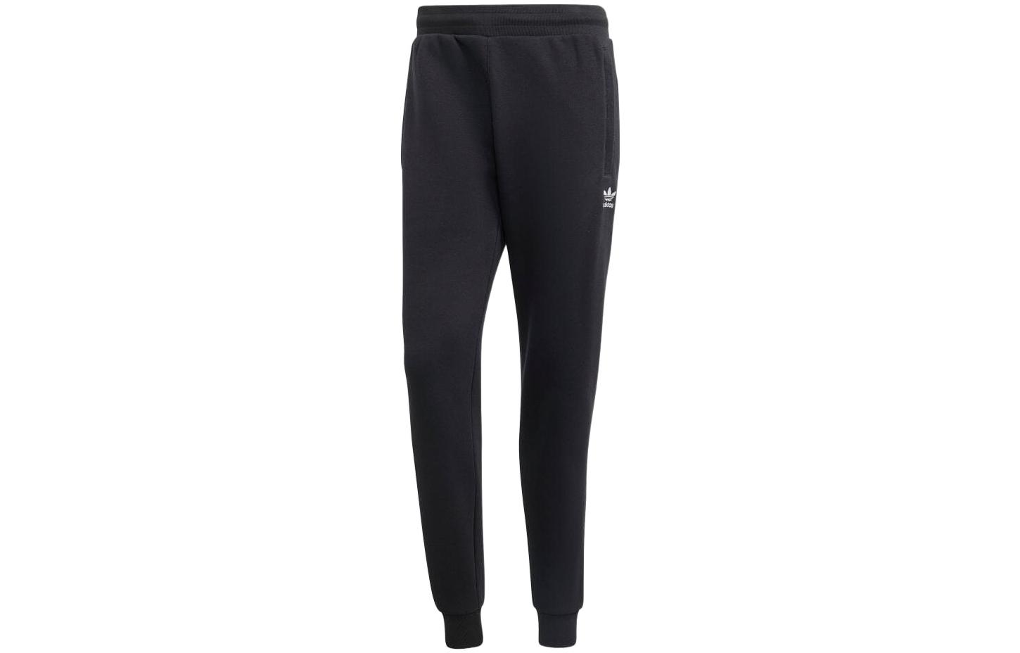 

Adidas Originals Knitted Sweatpants Men s Black Moderate Cuffed Pants IA4837 S