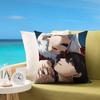 TThe Summer HHikaru Died Customizable Square Pillowcases Stylish And Soft Perfect For Beds Cars And Sofas