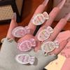 Girl Hairpin Soft Macaron Color Clear Jelly Acrylic Fish Shape Stable No-Pull