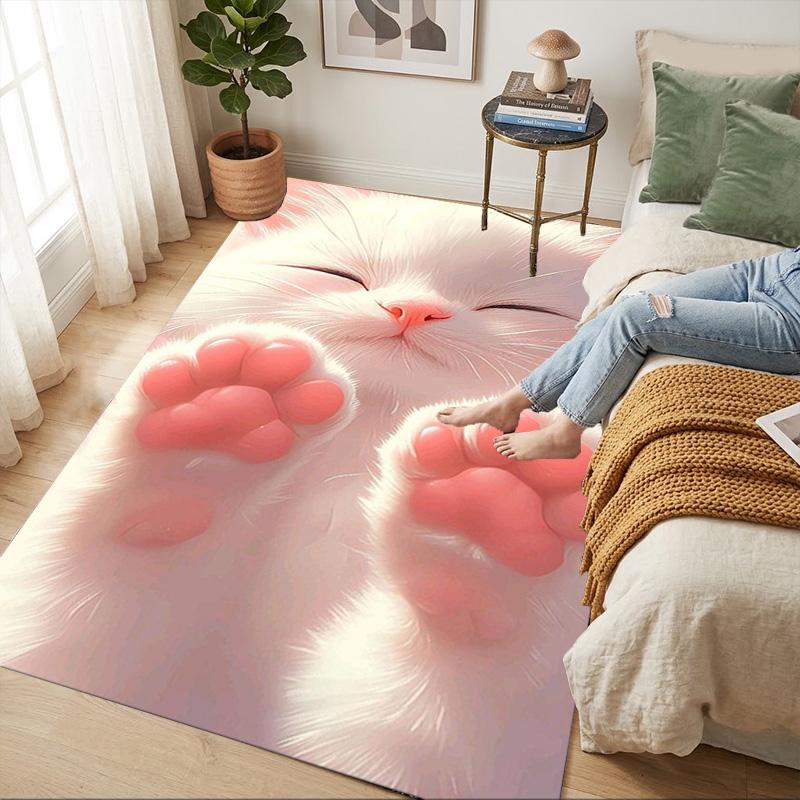 Kitty Cat Living Room Nonslip Area Rug Soft Carpet For Bedroom Game Playroom Sofa Office Home Decor Doormat Christmas Gift C926763