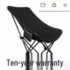 Foldable Outdoor Chair with Cotton Padding - Reclining Moon Chair for Camping, Fishing, and Lunch Breaks