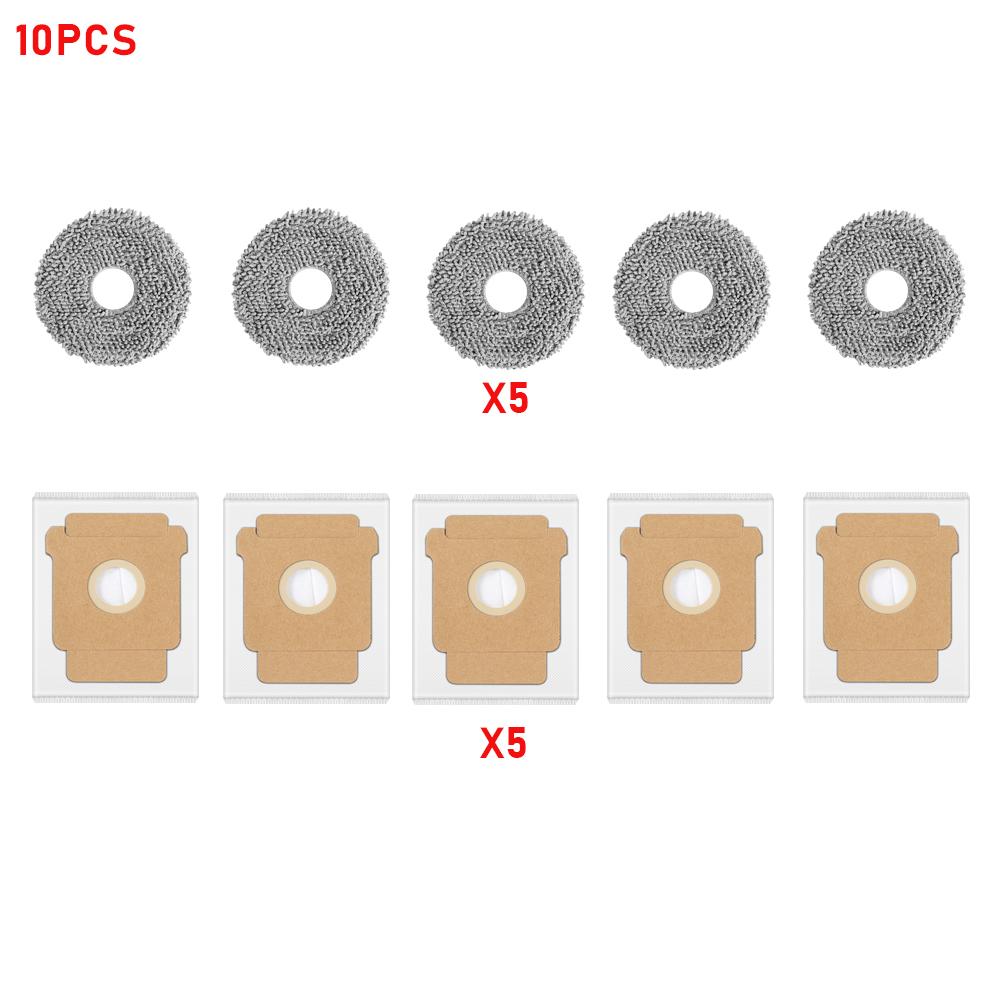 Für iRobot Roomba Plus 405 Combo / 505 Combo Roboterstaubsauger Ersatzteile Wischmopps Filter Staubbeutel Haupt- und Seitenbürsten Zubehör