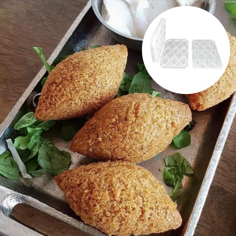 9 otvorov Manuálny výrobník kibbeh mäsových guľôčok Domáci výrobník mäsa Forma na mäsovú štrucu Kuchynské príslušenstvo Lis Mlynček na mleté mäso