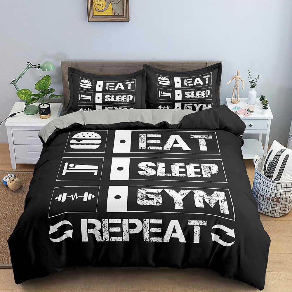 3D Design Gamepad Printed Bed Ensemble Gaming Theme Comforter Cover Microfiber Fabric Fabric Quilt Cover Queen Size King Dimension Size Polyester