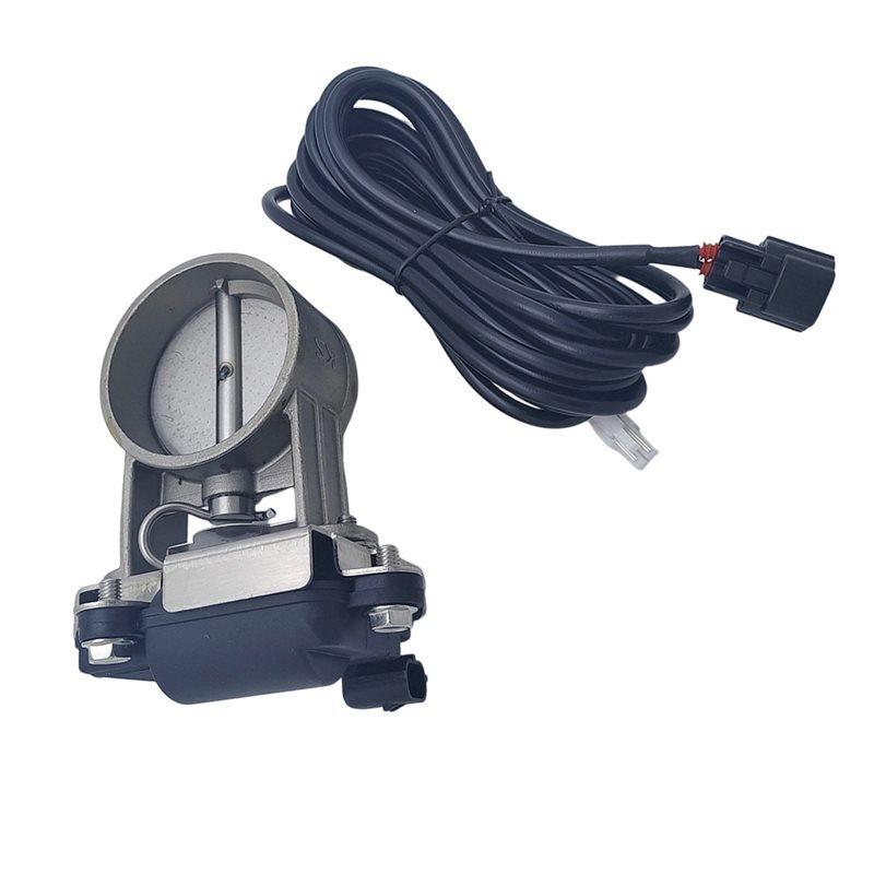 Auto-Auspuffrohr Elektronisches Ventil-Kit Universelles 76MM Knopf-Controller-Kit Controller-Schalter