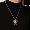 Hip Hop Necklace Men's Stainless Steel Personality Versatile Trendy Flu Turtle Titanium Jewelry