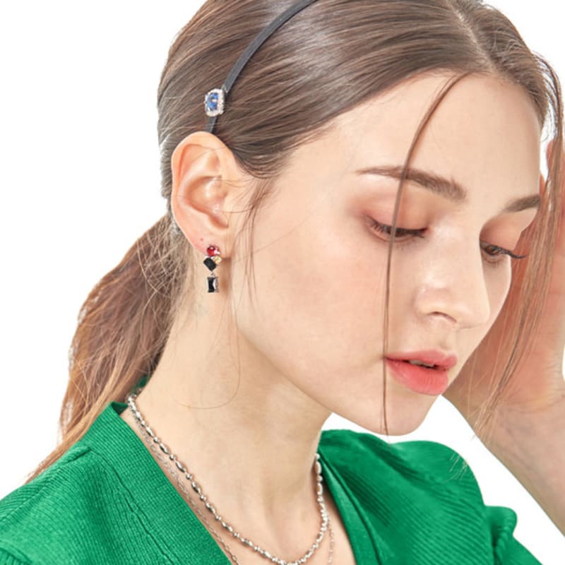 ctwins square cubic hairband