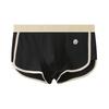 Men Boxer Underwear Mid-rise Tight Cut High Elasticity Shorts Briefs Patchwork Color Ribbed U-Convex Panties