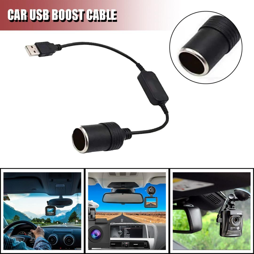 

Pdtoweb 5V до 12V USB-кабель автомобильный прикуриватель мощность женский конвертер адаптер