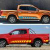 Pickup Door Side Creative Stickers For Nissan Navara Truck Graphic Stripe Styling Decor Decals Car Vinyl Cover Auto Accessories