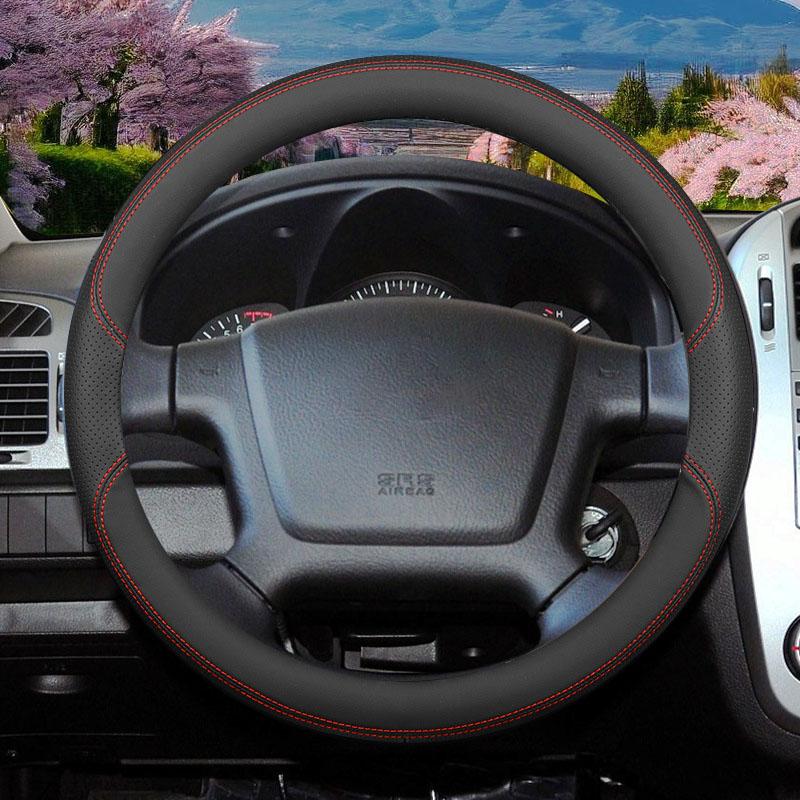 

Чехол на руль из полиуретановой кожи типа O/D для Kia Cerato 2003-2021 2022 2023 2024 2025 2026 Автоаксессуары O-type красный