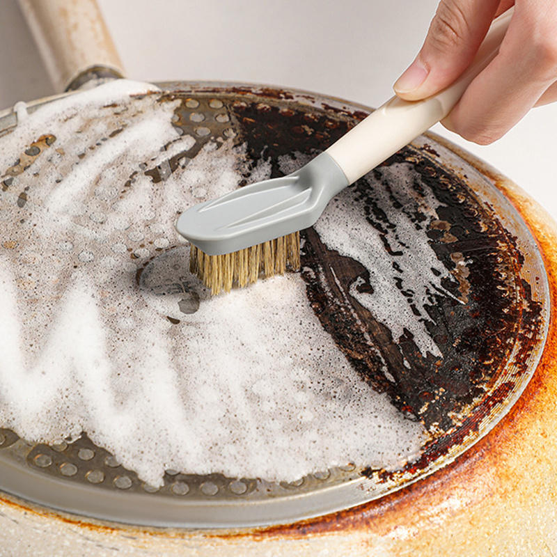 Multifunctional Double-headed Kitchen  Brush, Non Stick Pot Cleaning Dishwashing Sink Brush