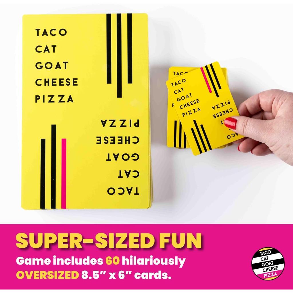 Taco Gatto Capra Formaggio Pizza Carta Estremamente Divertente per Gioco di Gruppo in Famiglia
