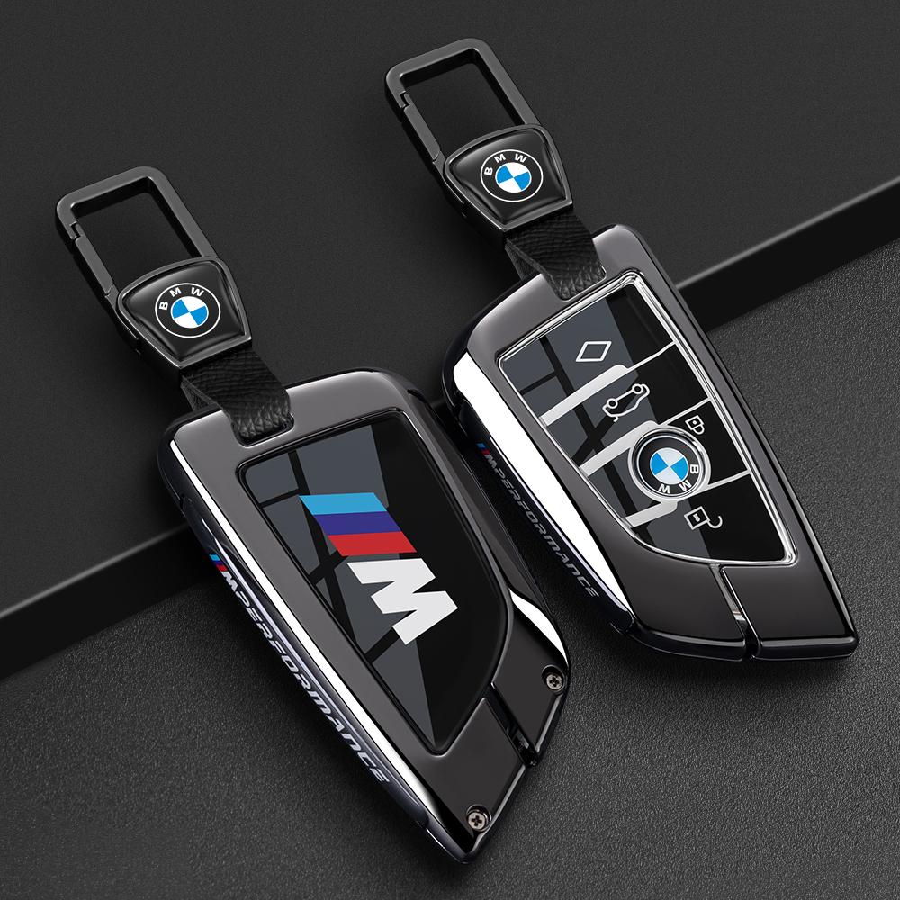 AABS1 Carbon fiber Car Key Case Cover Protect Shell For BMW 1 2 3 4 5 6 7 Series X1 X3 X4 X5 X6 X7 F20 G20 G30 G05 G11 F15 F16 G01 G02