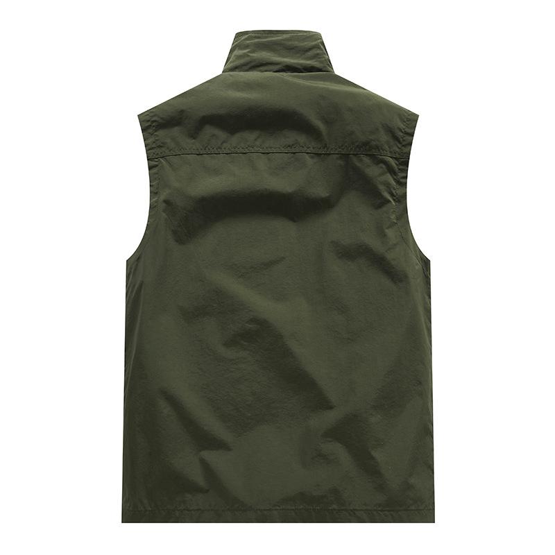 Frühling und Herbst Neue Weste Herren Erde Outdoor Freizeitjacke