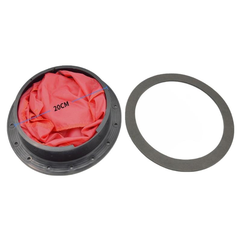 8In Round Hatches Cover Deck Plate Accessories Hatches Cover with Waterproof Bag for Kayaks Boats Fishing Rigging