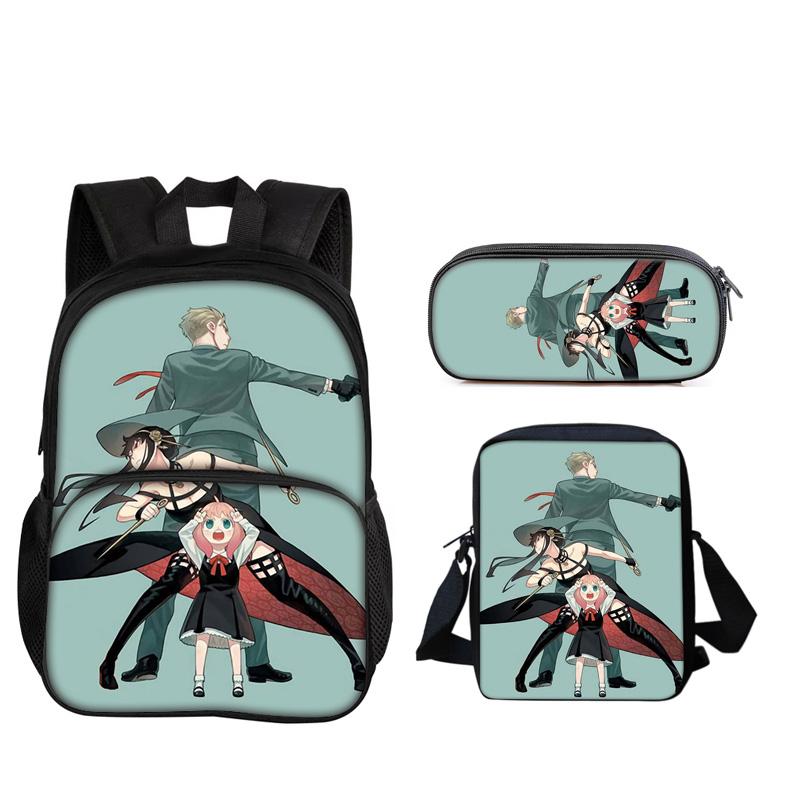 3pcs Set Knapsack for Boys Girls Best Gift Regretevator Gnarpy Child School With Lunch Box Pencil Bags School Pupil Bags