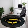 1 Peça Tapete Redondo de Escritório Batman, Para Sob Cadeiras de Escritório Quarto Sala de Estar Decoração de Casa, Decoração de Quarto, Disponível em Vários Tamanhos