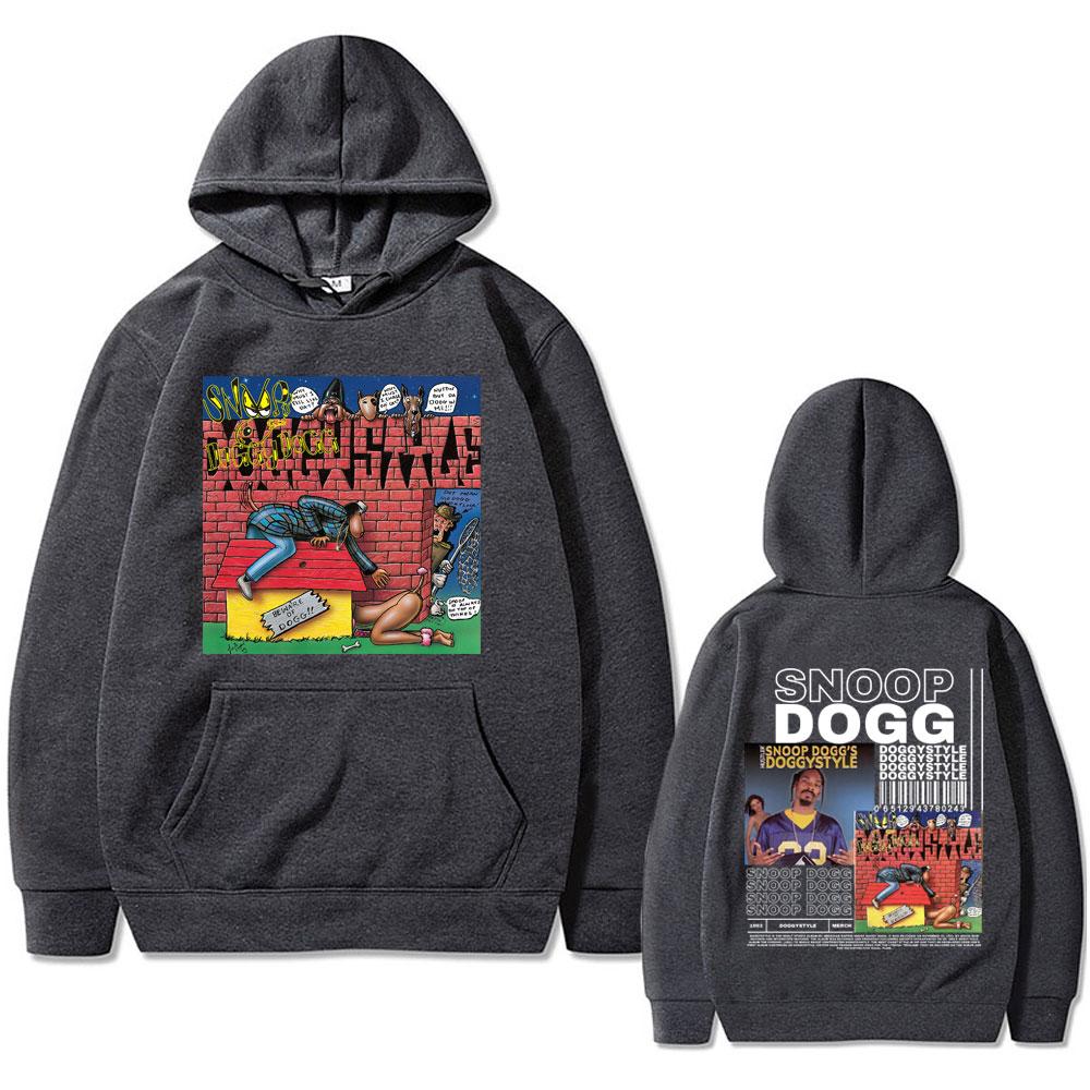 Limitovaná Rapper Snoop Dogg Grafická mikina z albumu Pánska Dámska Módna Harajuku Nadrozmerná mikina Pánska Hip Hop Vintage Streetwear