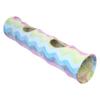 Cloth Colorful     Paper Scratch Resistant Collapsible Cat Tunnel Tube Playing Hiding Toy