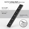 HDRIG Standard NATO Picatinny Rail Multi-Hole Mounting Cheese Plate for Photography Expansion 1527