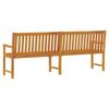 Garden Bench 1 Seat 219 x 55.5 x 90 cm Solid Acacia Wood