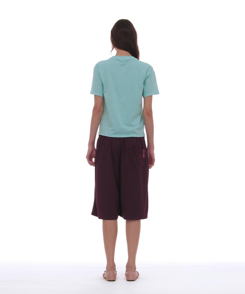 PARTIMENTO WOMEN Pwc Garment Dyed Pocket Tee_Sky