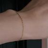 14k Heart Unit Chain Bracelet