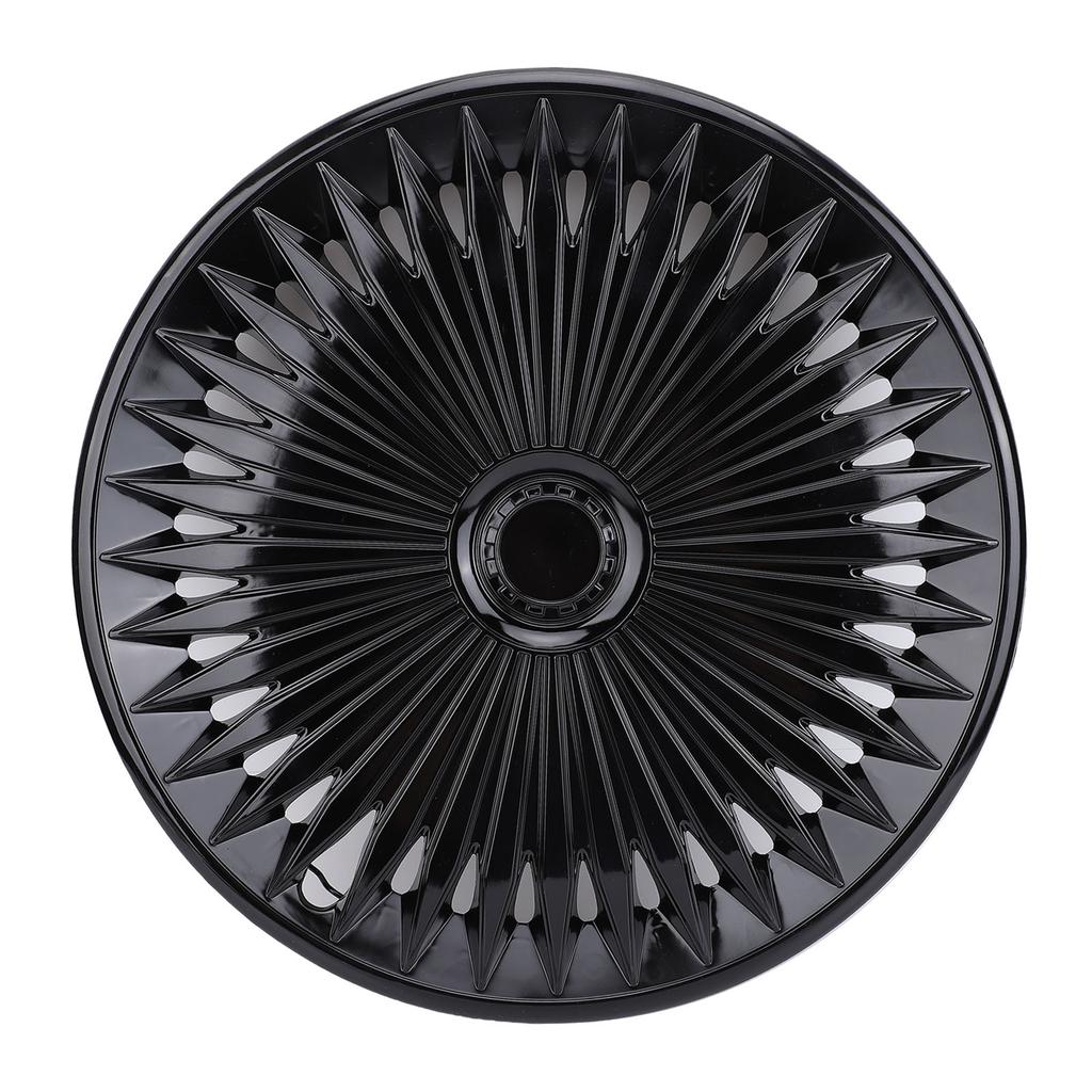 4 Pcs 17in Hubcaps Stylish Look Wear Proof ABS Universal Fit Snap On R17 Wheel Rim Cover for Most Cars Truck SUV