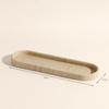 Travertine 4-Piece Bathroom Set: Mouthwash Cup, Toothpaste Holder, Electric Toothbrush Rack