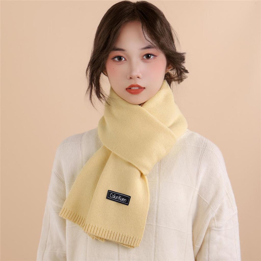 2025 Damen Schal aus Wolle im koreanischen Stil: Warmer, vielseitiger Winter-Nackenwärmer und Geburtstagsgeschenk