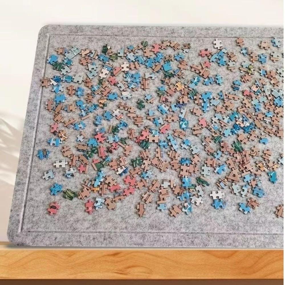 Non-Slip Puzzle Non-Slip Backing Felt Surface Jigsaw Puzzle Table  Puzzle Building