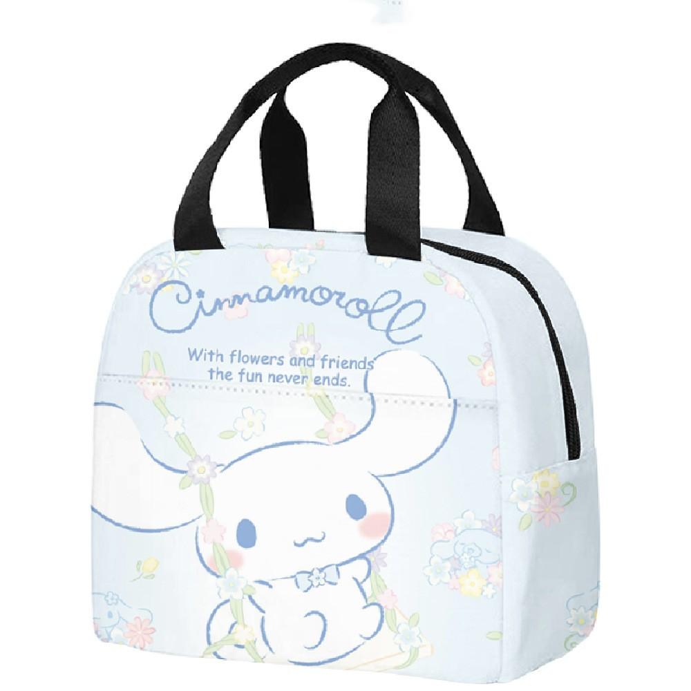 Handheld Meal Bag Cute Cartoon Cinnamoroll Big-Eared Dog Yugui Dog Thermal Insulation Lunch Box Bag Meal Bag