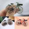 Glänzende Kristall Fahrrad Broschen für Damen Unisex Blumenkorb Barock Abzeichen Fahrrad Broschen Pins Geschenke Schmuck Zubehör