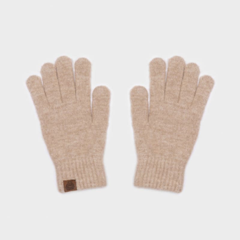RECLOW CANDY Glove Muffler Set BEIGE