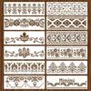 Retro Pattern Cake Border Embossing Stencil for DIY Lace Decoration
