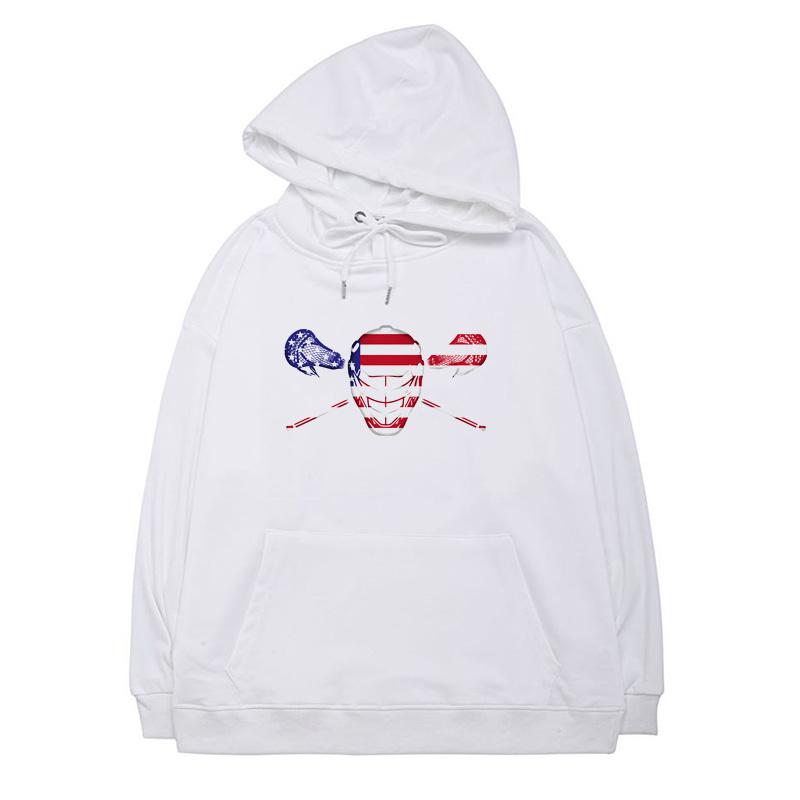 Buy Autumn Lacrosse Mom Lacrosse Player Gift Lacrosse Goalie Print Unisex White Hoodies