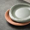 Ceramic Stone Pattern Edge Small Plate Home Underglaze Color Bone Dish Mustard Dish Restaurant High-End Cake Snack Small Plate