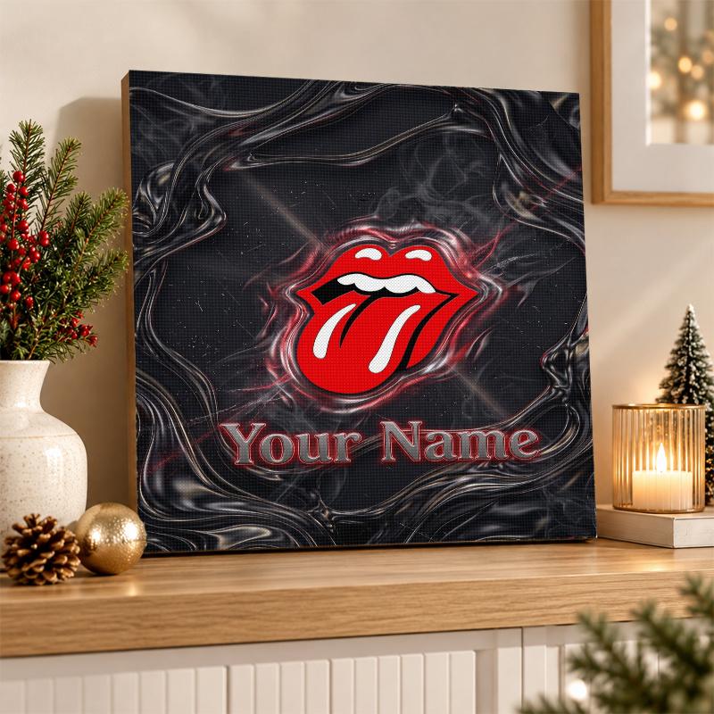 The Rolling Stones Custom Name Text 5D Diamond Painting Kit DIY Full Drill Diamond Art Decoration