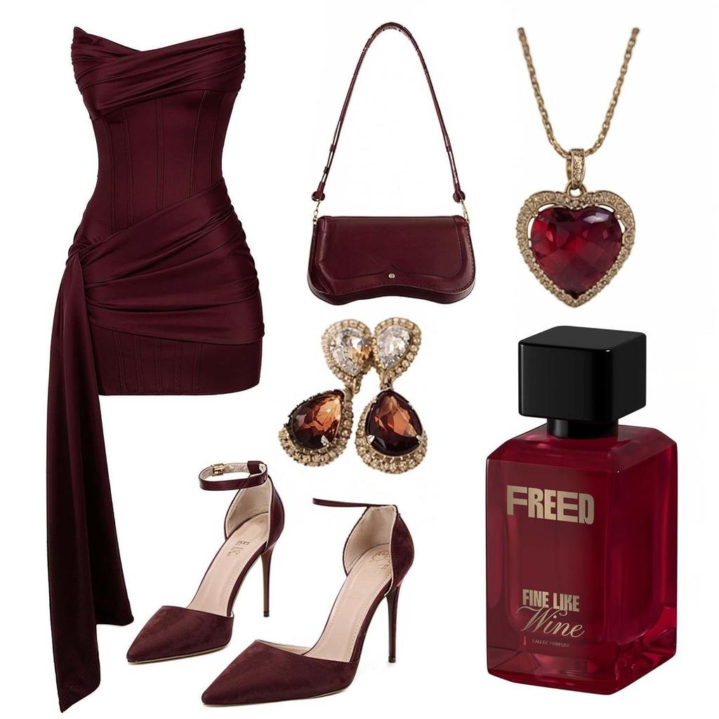 FREED Fine Like Wine Eau De Parfum for Women | Boozy Fruity Luxury Perfume with Wine & Berries | Long Lasting Smell |