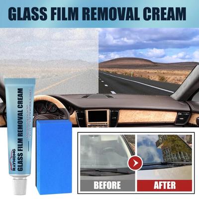 Cleaning and Removing Oil Film Remover for Car Windshield Scratch Repair and Stain Removing Foam Cleaner for Window Surface